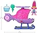 Fisher-Price Imaginext DreamWorks Trolls Toys Poppy's Copter, Helicopter & Figure Playset for Pretend Play Kids Ages 3+ Years​