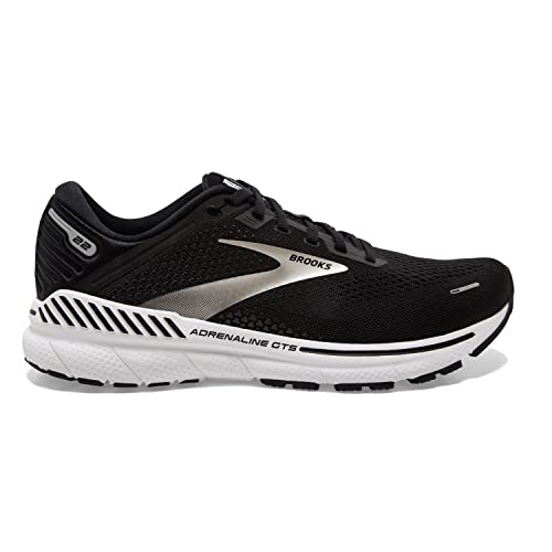 Brooks Brooks Women's Adrenaline GTS 22 Supportive Running Shoe - Black/Silver/Anthracite - 8.5 Medium