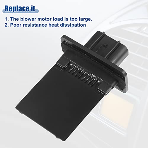Image of ACROPIX HVAC Blower Motor Resistor Heater Fit for Ford Escape - Pack of 1 Black