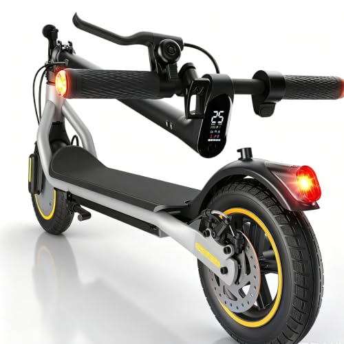Image of Electric Scooter - Electric Scooter Adults, 1000W /500W Motor, 25 /21 /18 MPH, 10'' /8.5'' Tires, 28 /23 /21 Miles, APP Control, Dual Brake, Long Range Electric Scooter for Gift