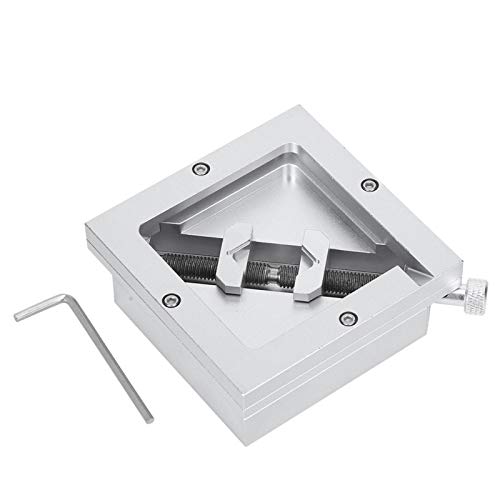 Miskall BGA Reballing Station, HT-90 Reballing Station Diagonal Universal Stencil Solder Aluminum Alloy Rework Kit for Laptop CPU