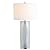 JONATHAN Y JYL1013A Isabella 30" Glass LED Table Lamp Contemporary Transitional Modern Glam Bedside Desk Nightstand Lamp for Bedroom Living Room Office College Bookcase LED Bulb Included, Silver