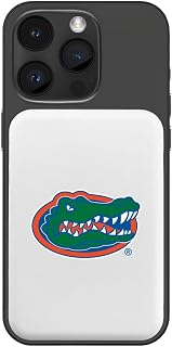 Guard Dog - Magnetic Battery Pack Phone Charger - White - Collegiate Licensed - Florida Gators - Logo