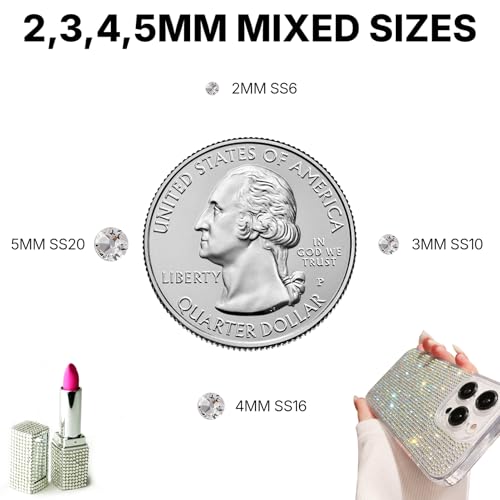 b 7000 Glue for 11000Pcs Green Rhinestones for Crafts Clothing Clothes Nails, Dark Emerald Green Flatback Gems Diamonds for Fabric Shoes Tumblers, Crystals Flat Back 2mm 3mm 4mm 5mm Assorted