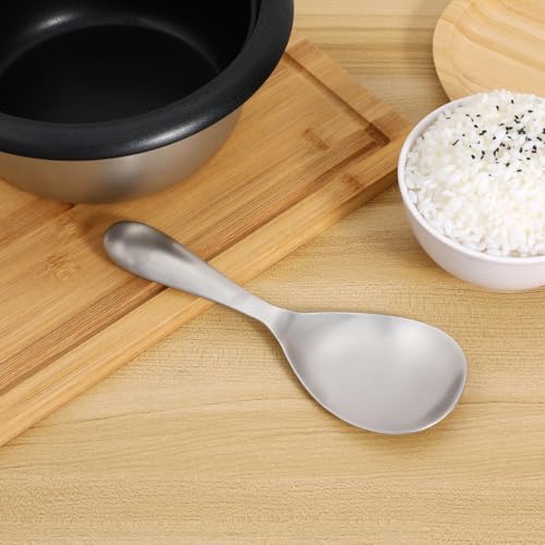 Cuillère à riz en acier inoxydable Cabilock design argenté - 3