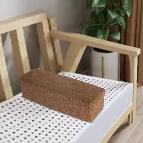 Coussin accoudoir de canapé ergonomique et support dorsal marron