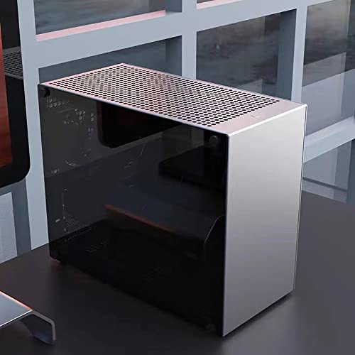 Aluminum Alloy Computer Case Zzaw C2(New Version), Support Matx Motherboard Atx Sfx Psu Desktop Pc Mini Micro Portable 2023 Small Chassis With Tempered Glass For Gaming And Home Use #TOP5