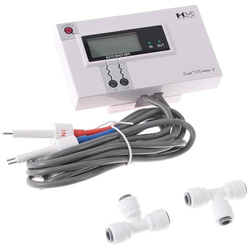 HM Digital DM-2 kommerzielle Inline-Dual TDS Monitor Meter Testing PPM fur Wasser