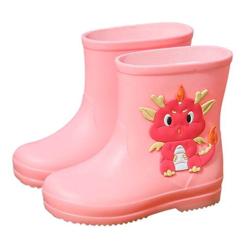 Botas de Lluvia para niños con Boca elástica y Suela Texturizada Antideslizantes Ligeras y cómodas para Estudiantes de Primaria (23 Toddler) 2026