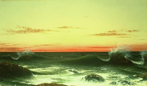 Impression d'affiche coucher de soleil toile pour salon moderne