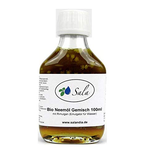 Preisvergleich Produktbild Sala Neemöl kaltgepresst bio mit Rimulgan Emulgator 100 ml NH-PET