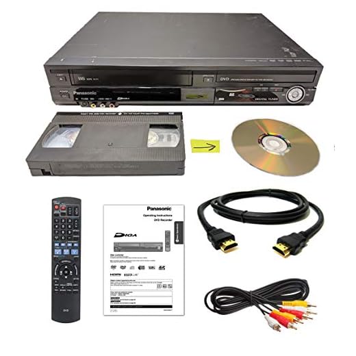 Panasonic VHS to DVD Recorder VCR Combo w/ Remote, HDMI