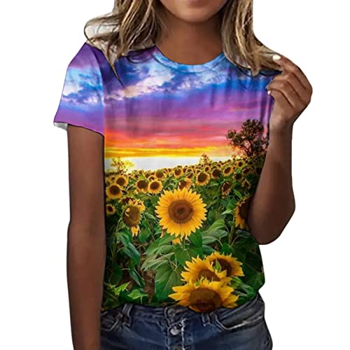 Summer Tops for Women, Women's Christmas Shirts Trending V Neck 2021 Flannel Crop Satin Chiffon Tunics Summer Tops V Neck T Shirts for Women Green