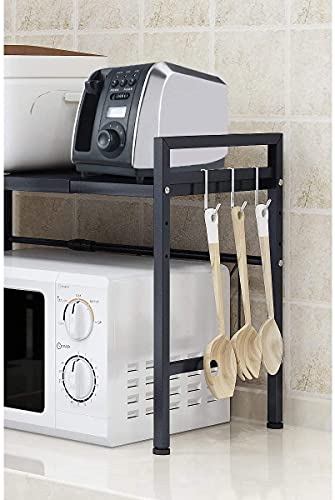 Support de rangement pour cuiseur à riz et micro-ondes en acier - 6