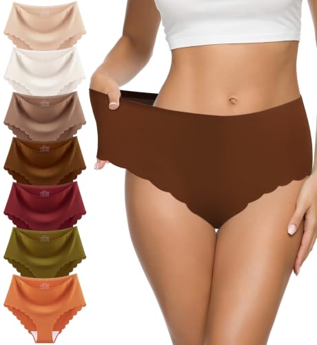 Image of Eiggam Women's Cotton Bikini Panties,High-Cut Full Coverage Stretch Cool Underwear for Women