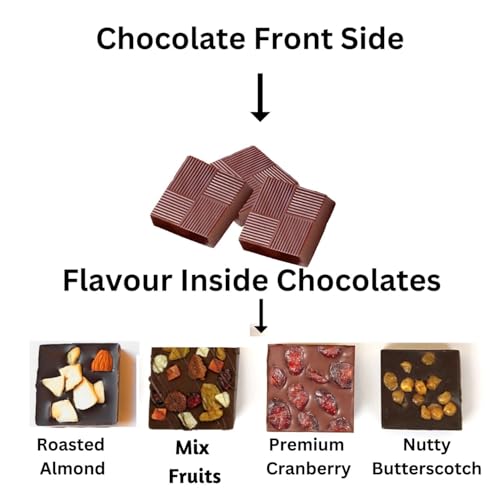Image of Expelite Diwali Gift for Employees Under - Diwali Chocolate Gift box with Almonds and Greetings Online