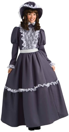 Forum Novelties Women's Prairie Lady Costume, Gray, Standard 14/16