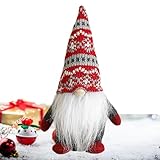 Regalo adecuado: estos duendes navideños están diseñados como un regalo inolvidable que trae alegría y felicidad a familiares y amigos. Crean una atmósfera de calidez y difunden la felicidad navideña en cualquier ambiente solemne. Gracias a su atractivo diseño y significado simbólico, son perfectos como decoración navideña y regalo para embellecer momentos festivos y fortalecer la conexión entre sus seres queridos, lo que los convierte en una opción ideal para Weihnac