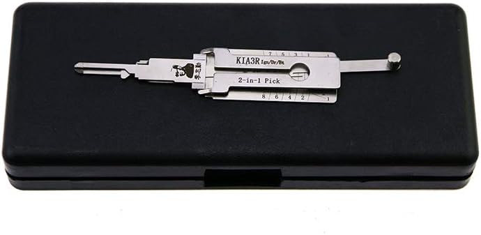 KIA3R 2-in-1 Pick,Car Key Reader,Lock Pick Decoder for Auto Locksmith Tools for Car