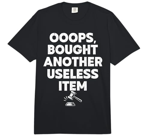 Auction Junky Funny Auctioneer Comfort Colors Adult Heavyweight T-Shirt