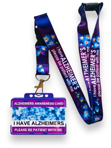 Carte médicale Alzheimer porte-carte d'identité double contre la désorientation