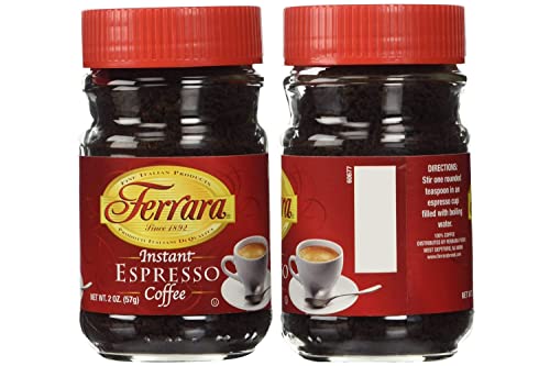 Bellino Savoiardi Lady Fingers For Tiramisu Italian Biscuits, 7 Ounce (Pack Of 4) Bundled With Ferrara Instant Espresso Coffee 2 Ounce (Pack Of 1) With Bamboo Spoon By Intfeast #TOP2