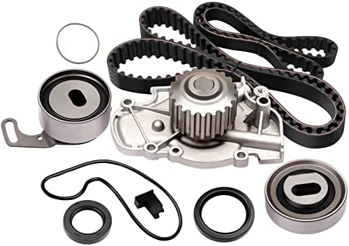 ECCPP Timing Belt Water Pump Kit Fit for 1990-1997 for Honda Accord Odyssey Prelude Isuzu Oasis 2.2L Engine F22A1 F22A4 F22A6 F22B2 F22B6 L4 SOHC 16 Valve