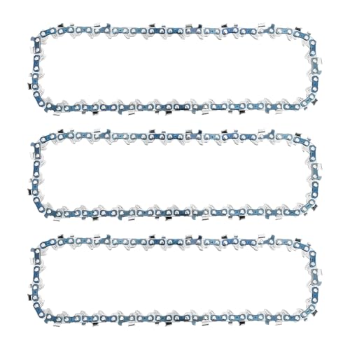 15,2 cm Mini-Kettensägekette Ersatz für Saker 15,2 cm tragbare elektrische schnurlose Kettensäge, GJ15990-X36820 Kettensägeblatt, 37 Treibglieder, 0,1 cm Gauge, 1/4 Zoll LP-Teilung (3 Stück)