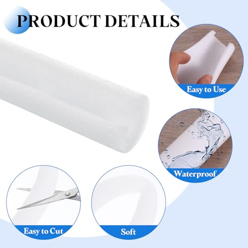 Tuyau gelé solution avec ce tube isolant en mousse de 2,4 cm - 4