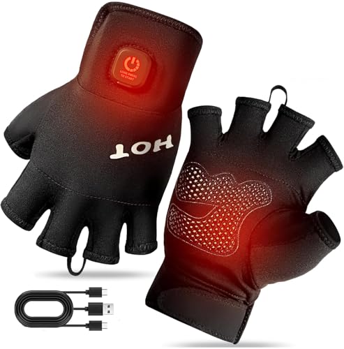 Isheurg Beheizte Handschuhe Für Männer Frauen,Skihandschuhe Mit Heizung,Beheizbare...