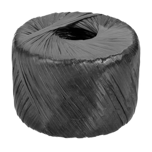 PATIKIL 400m/1312Ft Polyester Nylon Plastic Rope, Twine Household Bundles Ropes Roll for Gardening Packing Crafting DIY, Black