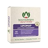 Maharishi Ayurveda Lipomap for Heart Health and Cholestrol Care | Ayurvedic Medicine for Cholesterol Management| Highly Effective Herbs | Assists in managing daily stress | 40 Tablets Pack of 1