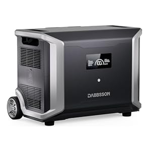 Dabbsson Extra Battery DBS5300B, 5300Wh External EV LiFePO4 Battery Compatible with DBS3500, Portable Battery Station for RV, Home Backup Power, Outdoor Camping