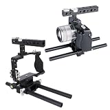 Cuifati Stabilizator do Aparatu DSLR z matówką i Follow Focusem