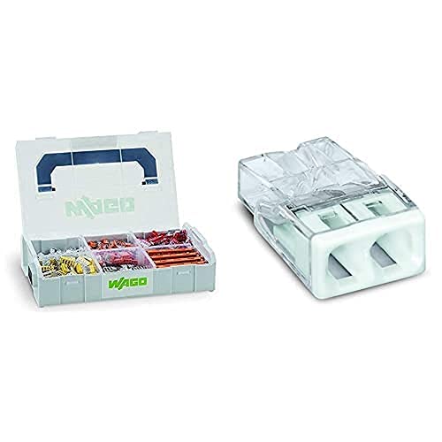 WAGO Original-Set, L-Boxx Mini, Verbindungsdosenklemmen, 887-953 (404 Teile) & WAGO Klemme, 2-Leiter, Verbindungsdosenklemme, 2273-202 (100 Stück)