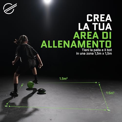 Smart Ball - Soccerbot, Entrenador Personal de Fútbol Indoor, Bot con Sensores para Seguir al Balón, Maniobrando para Probar tus Habilidades, Pantalla LCD para la Puntuación, Famosa (MR100000) - imagen 3