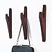 Mid-Century Modern Wall Hooks – V-Shaped Wooden Coat Hanger for Entryway – MCM Organizer – Stylish Wall Decor & Housewarming Gift (Beech)