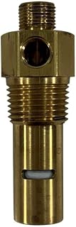 Conrader In Tank Check Valve for Air Compressors, USA Made All Brass Construction, 5/16" Compression Top Inlet, 1/2" Male NPT Bottom Outlet