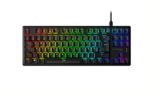 HyperX , USB-A, Alloy Origins Core – RGB Mechanische Gaming Tastatur, Tenkeyless, HyperX Red switches (DE layout) – Bild 5