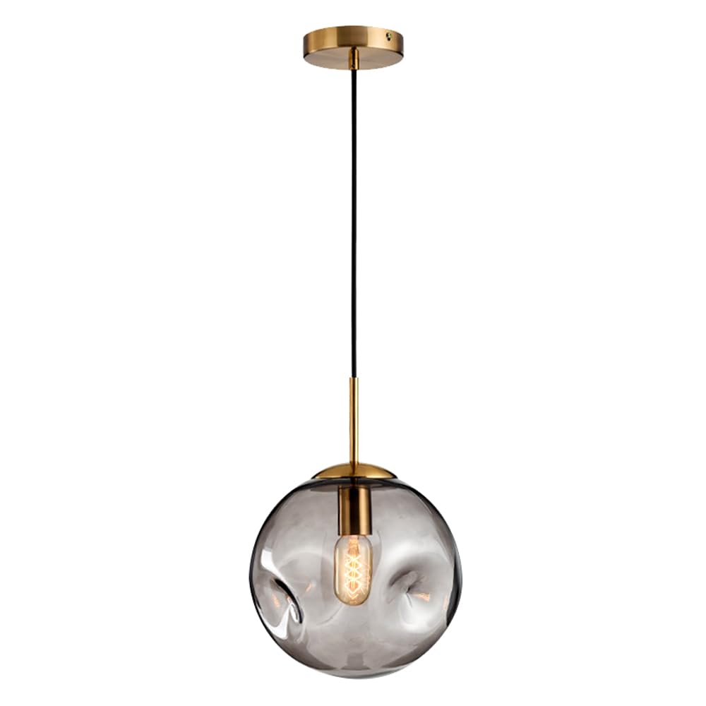 ZGDHWCR Modern Industrial Style Hanging Lamp, Creative Personality Glass Pendant Light, E26 Light Source Flush Mount Chandelier, Restaurant Bedroom Corridor Decoration Light Fixtures