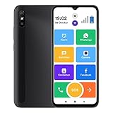 Senifone S1 Senioren Smartphone - Schwarz - Für Ältere - 32GB - WhatsApp & SOS Funktion