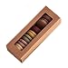 Essos Macaron Boxes for 6 Brown (Kraft) with Clear Display Window [25 pieces] Macarons Container or Packaging Box Kit for Chocolate Truffles Cake Pops Desserts Mini Cupcakes Cookies or Muffins