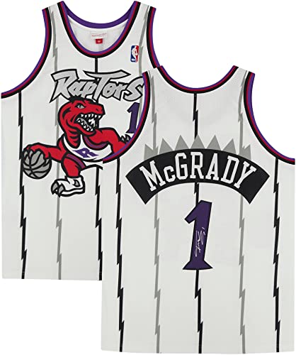 Tracy McGrady Toronto Raptors Autographed 1998 Mitchell & Ness Authentic Jersey - Autographed NBA Jerseys