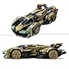 LEGO Speed Champions Lamborghini Lambo V12 Vision GT superbil Fordonsleksak, Racinglekset med Leksaksbil, Modellbyggsats för barn, Presentidé till pojkar, flickor och spelfantaster 76923 #2