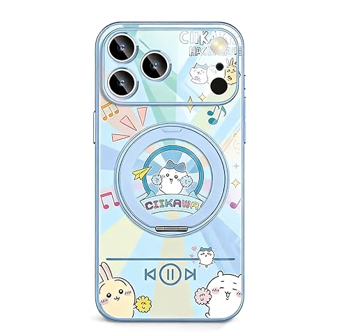 iPhone 13 Pro �p �}�O�l�b�g���ی�P�[�X Chiikawa MagSafe�Ή� ���킢�� �ӂ�ӂ� �}�J�����J���[ �}�O�l�b�g�����O�t�� �w��h�~�A�ϏՌ��E�����h�~