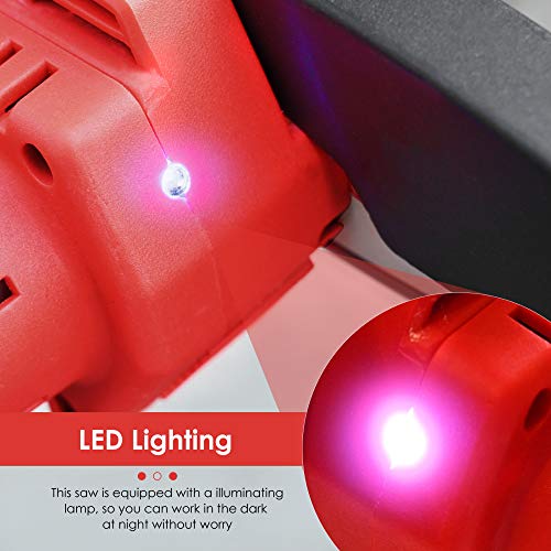 Kacsoo Mini Kettensäge, Akku Kettensäge Mit Akku und Ladegerät Baumsäge elektrisch für Gartenbaum Landwirtschaft, und… – Bild 6