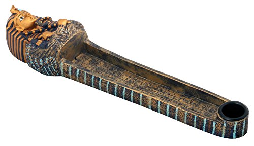 Tut Coffin Incense Holder Collectible Egyptian Aroma Scent Burner