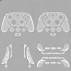 Panel de repuesto transparente minimalista para controlador de juegos GameSir G7 Pro, cubierta para PC elegante a prueba de polvo y resistente a rayones (transparente) 2
