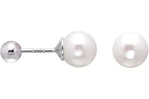 Screw Ball Back for Pierced Ears 925 Sterling Silver Screw Backs Pair