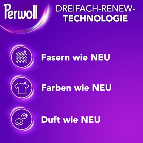 Perwoll Renew Black Waschmittel (80 Waschladungen), Feinwaschmittel reinigt sanft und erneuert dunkle Farben und Fasern… – Ansicht 3